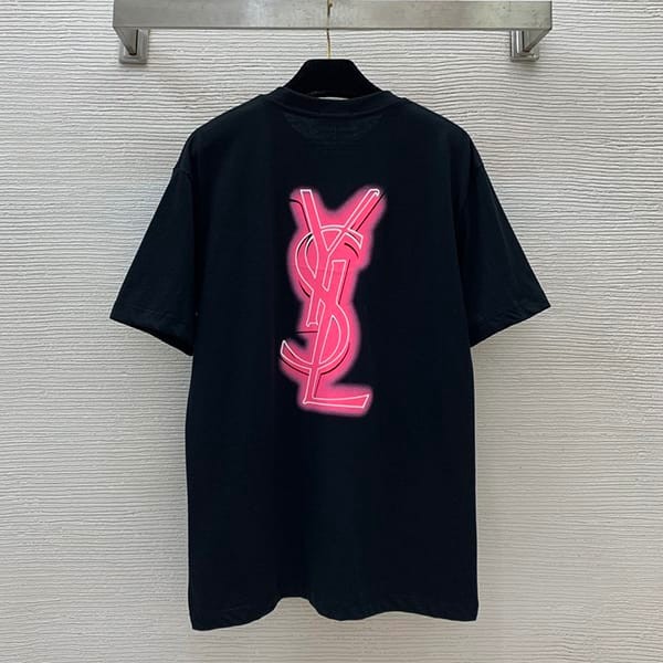 高品質サンローラン シグネチャーロゴ Ｔシャツ パチモン Sah30503
